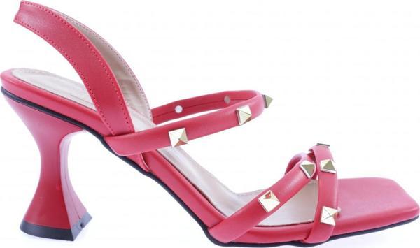 Kadın Troklu Kadeh Topuklu Ayakkabı Kırmızı 2110682573 - Image 1