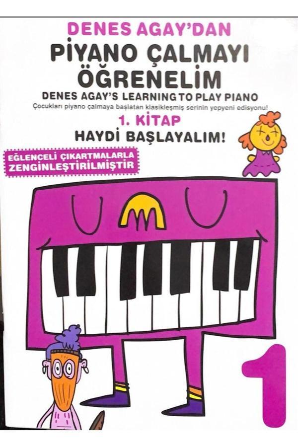 Porte Müzik Yayınları Denes Agay ' Dan Piyano Çalmayı Öğrenelim 1. Kitap - Porte Müzik Eğitim Yayınları - Image 1