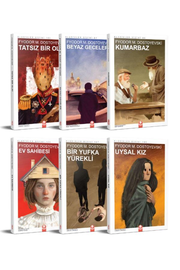 Kızıl Panda Yayınevi Dostoyevski Seti 6 Kitap - Kızıl Panda Yayınları - Image 1