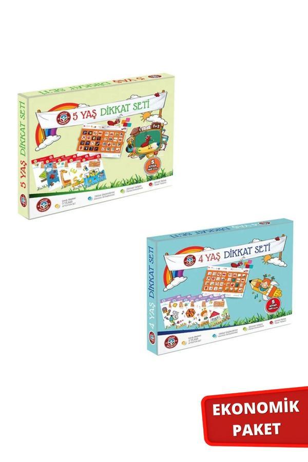 Çocuk Akademi 4 Yaş Dikkat Ve 5 Yaş Dikkat Seti Ikili Paket - Image 1
