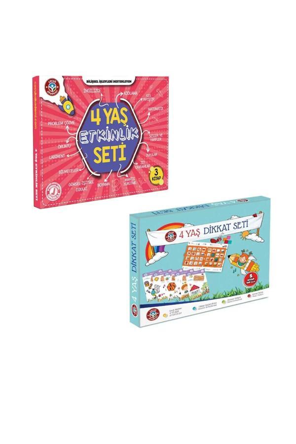 Çocuk Akademi Dikkat Ve Etkinlik Seti 4 Yaş Çocuklara Özel - Image 1