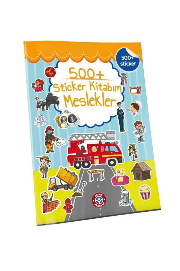 Çocuk Akademi 500+ Sticker Kitabım Meslekler - Image 1