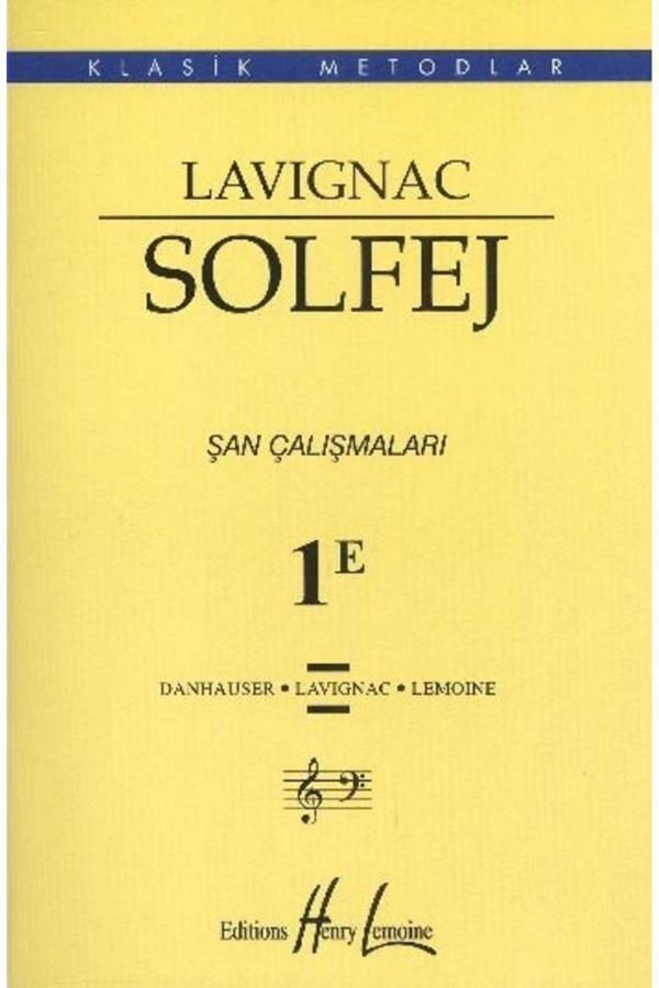 Porte Müzik Yayınları Lavignac Solfej 1E Şan Çalışmaları - Porte Müzik Eğitim Yayınları - Image 1