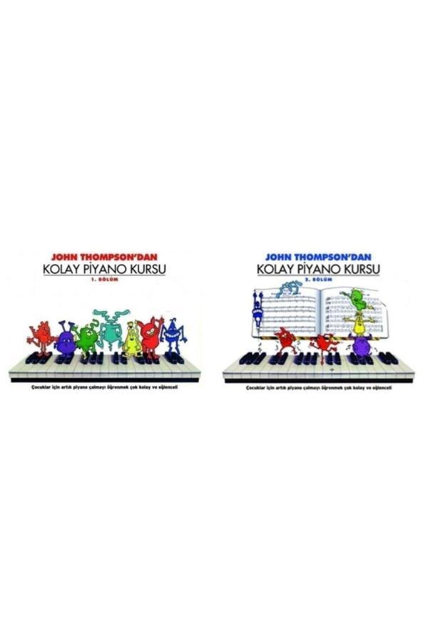 Portemem John Thompson 'Dan Kolay Piyano Kursu 1. Bölüm Ve 2. Bölüm (Set) - Portemem Yayınları - Image 1