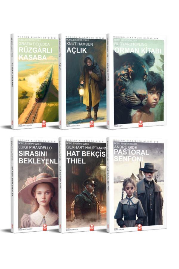 Kızıl Panda Yayınevi Nobel Edebiyat Ödüllü Yazarlar Seti (6 Kitap) - Kızıl Panda Yayınları - Image 1