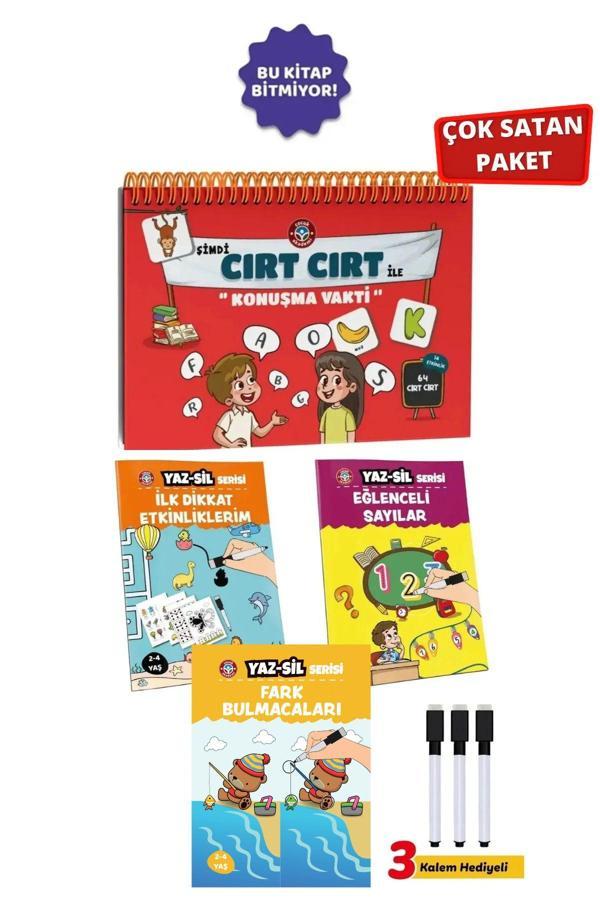 Çocuk Akademi Cırt Cırt İle Konuşma Vakti Ve Yaz Sil Serisi-3 - Image 1