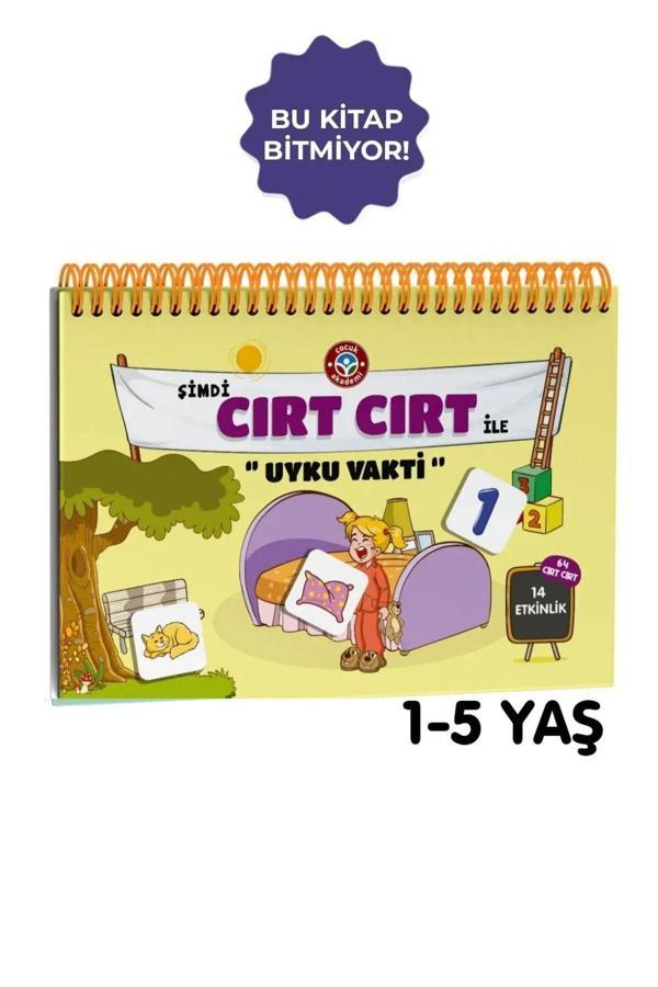 Çocuk Akademi Şimdi Cırt Cırt Ile Uyku Vakti Etkinlik Kitabı - Image 1