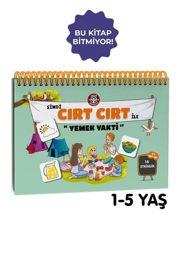 Çocuk Akademi Şimdi Cırt Cırt Ile Yemek Vakti Etkinlik Kitabı - Image 1