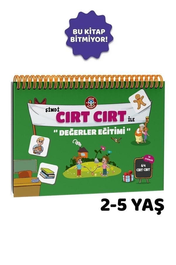 Çocuk Akademi Şimdi Cırt Cırt Vakti Değerler Eğitimi Etkinlik Kitabı - Image 1