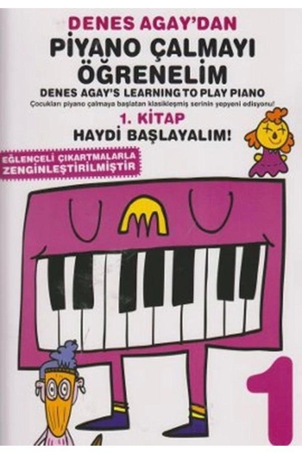 İş Bankası Kültür Yayınları Denes Agay'Dan Piyano Çalmayı Öğrenelim 1. Kitap - İş Bankası Kültür Yayınları - Image 1