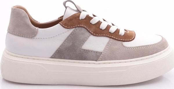 Kadın Bağcıklı Sneaker Ayakkabı Beyaz 576152678 - Image 1