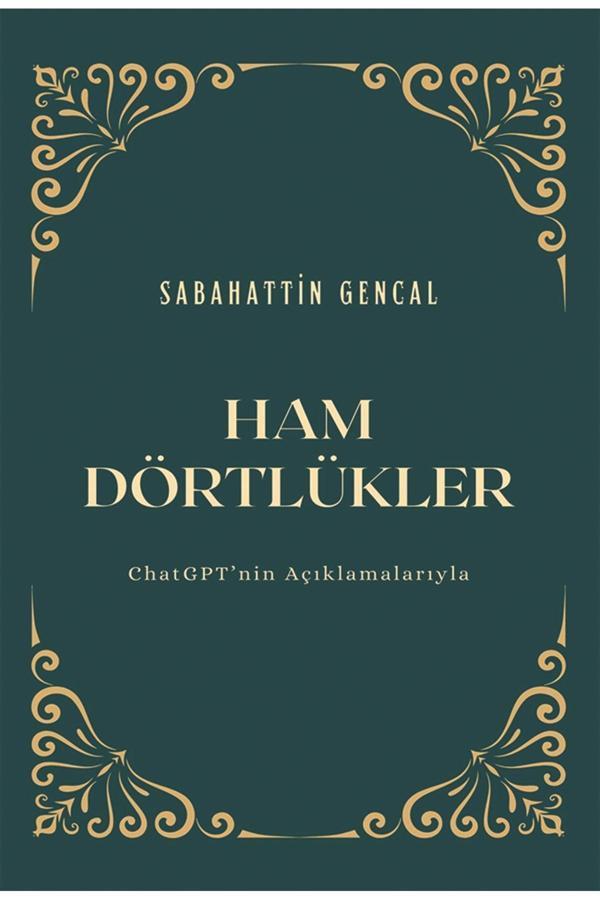 Cinius Yayınevi Ham Dörtlükler & Sabahattin Gencal - Cinius Yayınevi - Image 1