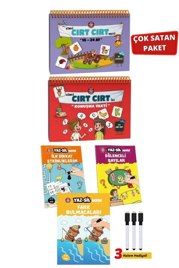 Çocuk Akademi 16-24 Ay Cırt Cırt Ve Cırt Cırt İle Konuşma Vakti Ve Yaz Sil Serisi-3 - Image 1