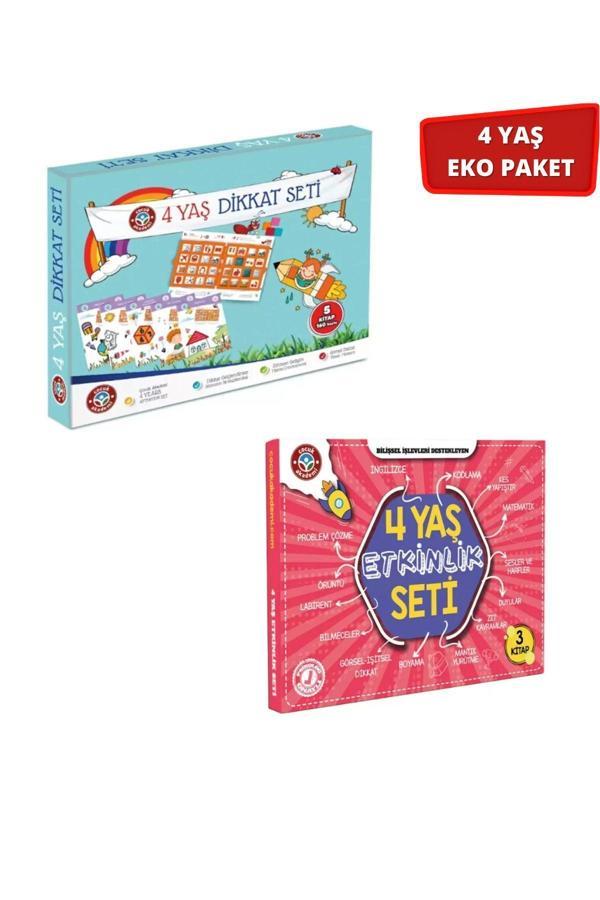 Çocuk Akademi 4 Yaş Dikkat/Etkinlik Eko Paket - Image 1