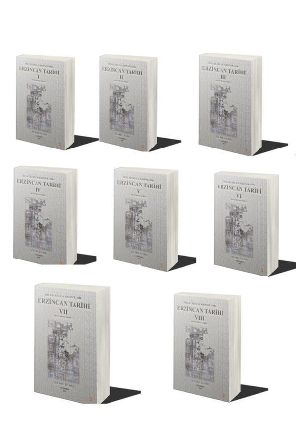 Cinius Yayınevi Belgelerle & Kronolojik Erzincan Tarihi 1,2,3,4,5,6,7,8 8'Li Kitap Seti & Kenan Mutlu Gürses - Cinius Yayınevi - Image 1