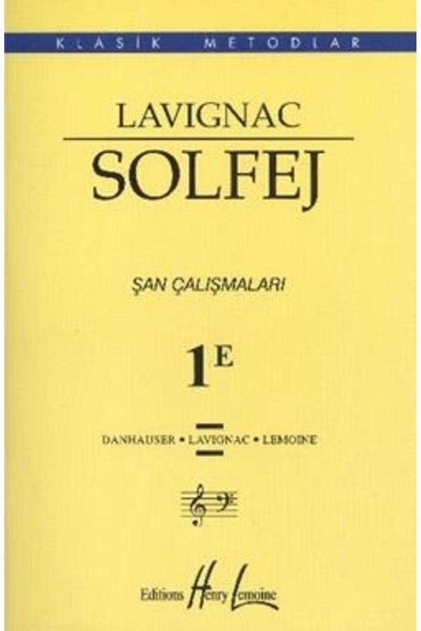 Porte Müzik Eğitim Merkezi Lavignac Solfej 1E (Küçük Boy) - Porte Müzik Eğitim Yayınları - Image 1