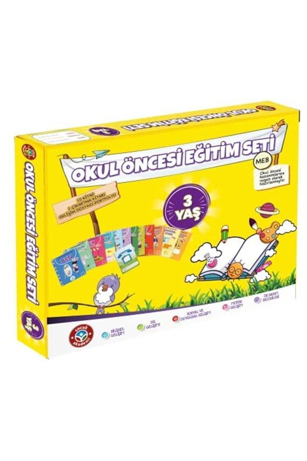Çocuk Akademi 3 Yaş Okul Öncesi Eğitim Seti Özlem Durhat - Image 1