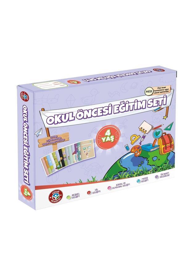 Çocuk Akademi Okul Öncesi Eğitim Seti 4 Yaş Eğitim Seti - Image 1