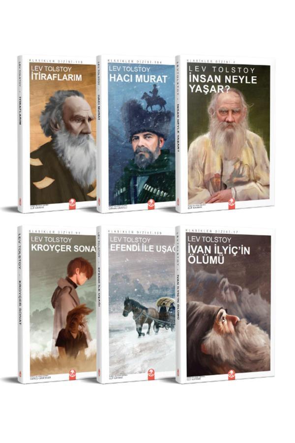 Kızıl Panda Yayınevi Tolstoy Seti 6 Kitap - Kızıl Panda Yayınları - Image 1