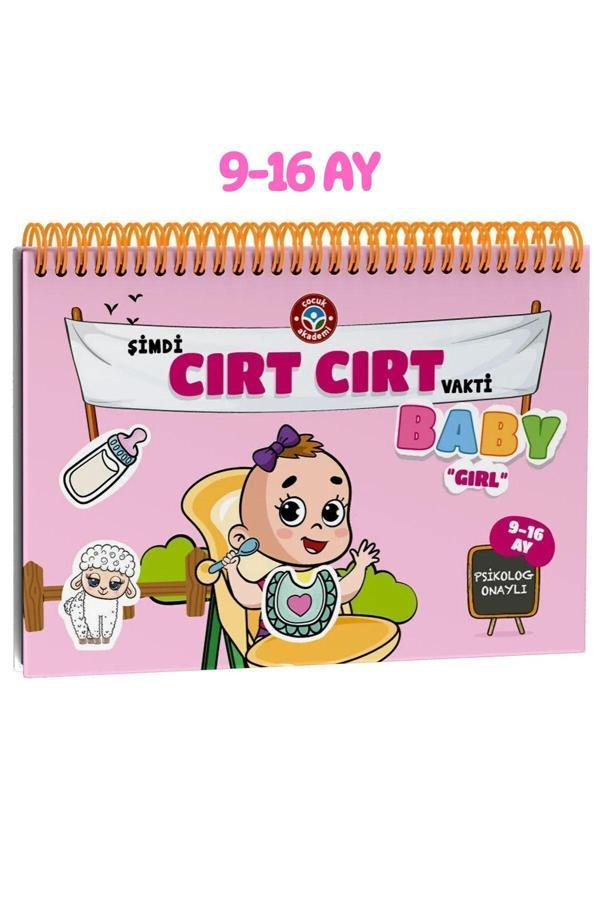 Çocuk Akademi 9-16 Ay Baby Girl Cırt Cırtlı Geliştiren Kitap Vakti - Image 1