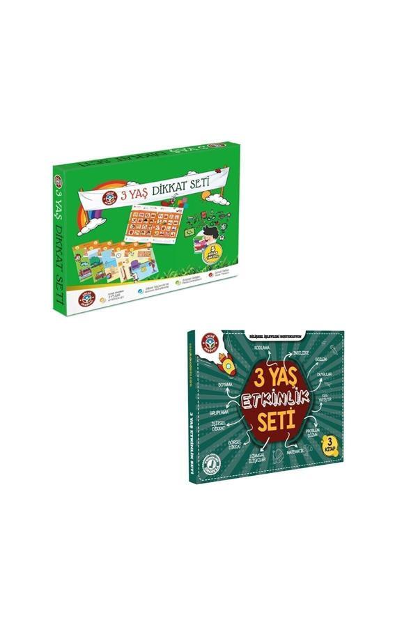 Çocuk Akademi 3 Yaş Dikkat Ve 3 Yaş Etkinlik Seti - Image 1