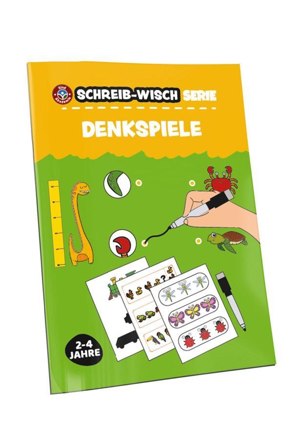 Çocuk Akademi Almanca Yaz Sil Serisi Zeka Oyunları - Image 1