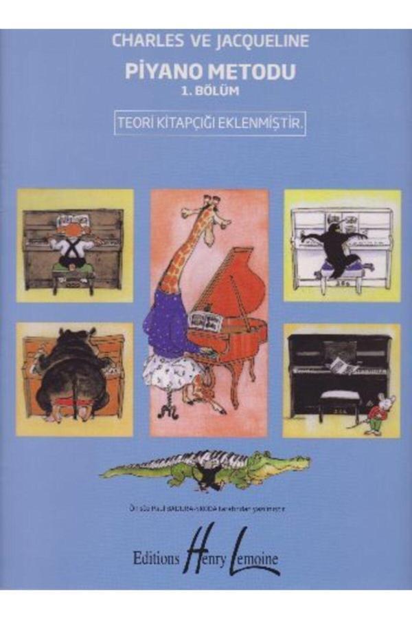 Porte Müzik Eğitim Merkezi Piyano Metodu 1. Bölüm - - Charles Ve Jacqueline Kitabı - Porte Müzik Eğitim Yayınları - Image 1