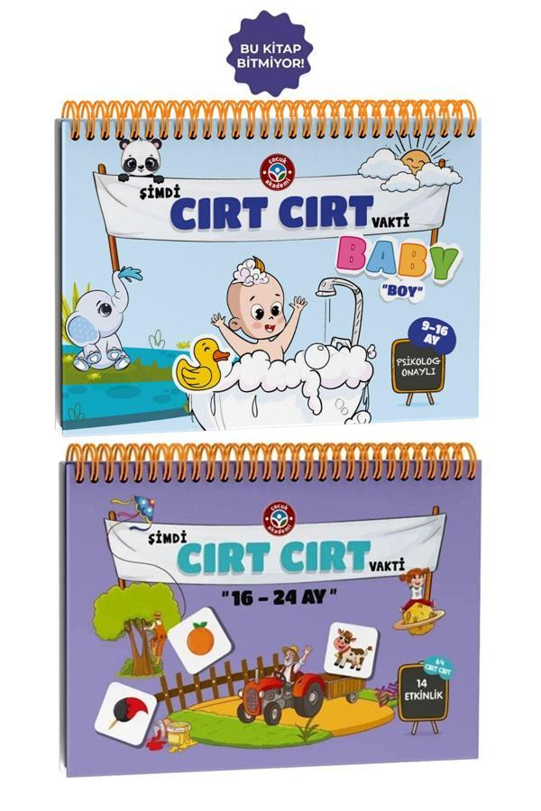 Çocuk Akademi 16-24 Ay Cırt Cırtlı Kitap Ve Cırt Cırt Vakti 9-16 Ay Baby Boy - Image 1