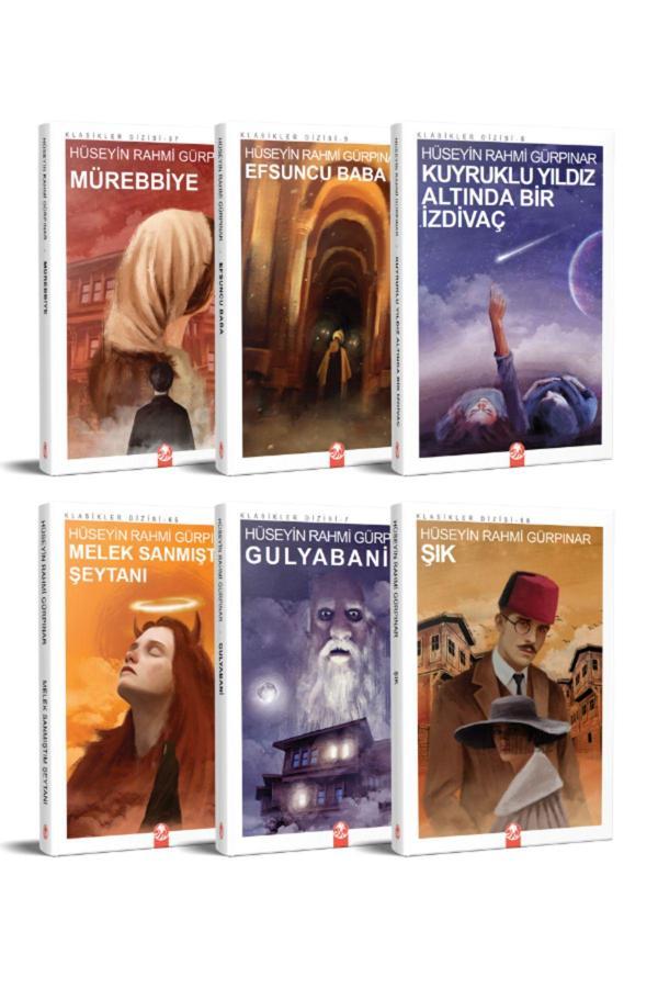 Kızıl Panda Yayınevi Hüseyin Rahmi Gürpınar Seti (6 Kitap) - Kızıl Panda Yayınları - Image 1