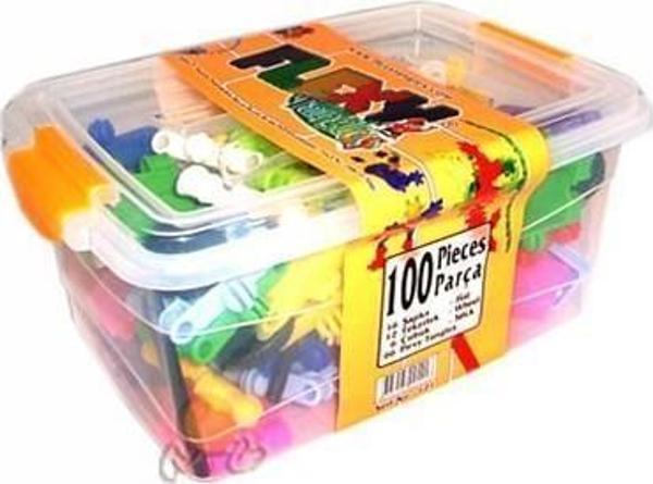 Matrax Oyuncak 100 Parça Flexy Tangles® - Plastik Kutulu- Seri No:121 - Image 1