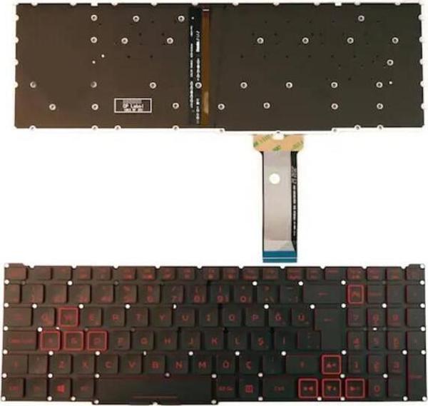 İnfostar Acer Aspire N17C1  Uyumlu Notebook Klavyesi - Siyah - TR - Backlit - Image 1