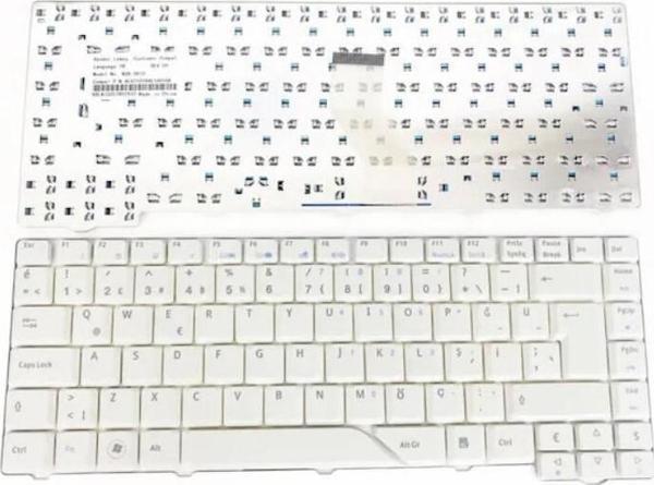 İnfostar Acer Aspire 4220 Uyumlu Notebook Klavyesi - Beyaz (Açık Gri) - TR - Image 1