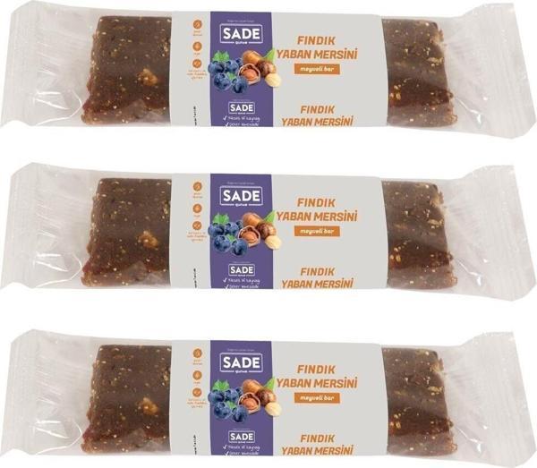 Sade Gurme 3X Fındık Yabanmersinli Bar - Image 1