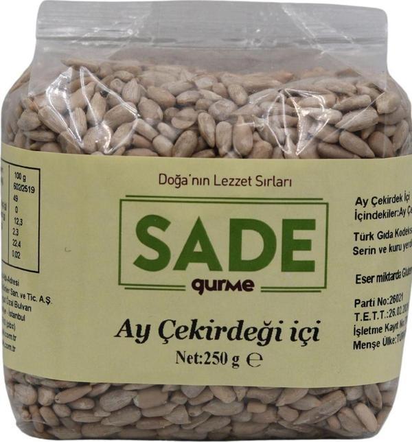 Sade Gurme Ayçekirdek İçi 250 Gr - Image 1