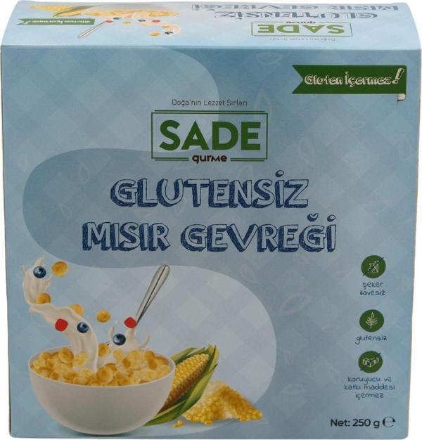 Sade Gurme Glutensiz Mısır Gevreği 250 Gr. - Image 1