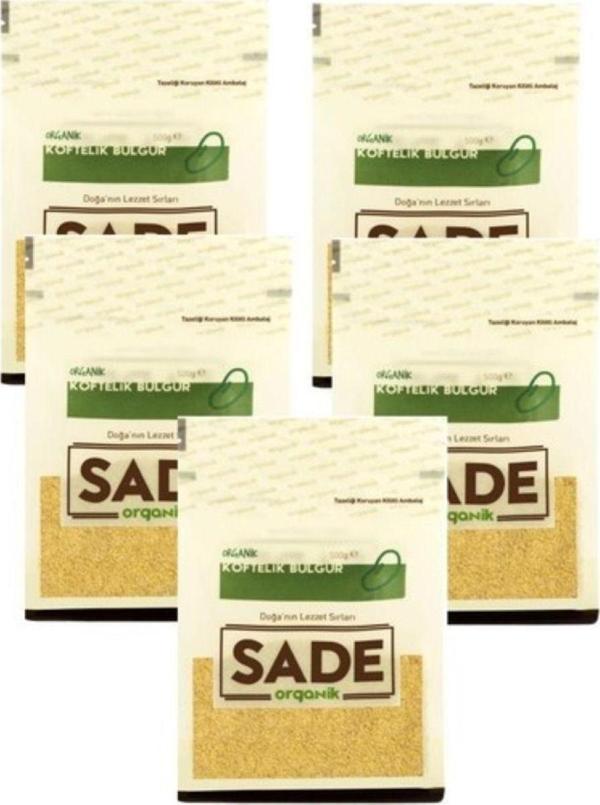 Sade Organik Sade Organik Köftelik Bulgur 1000 Gr 5 Li Paket - Image 1