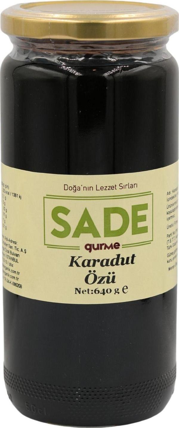 Sade Gurme Karadut Özü 640 Gr - Image 1