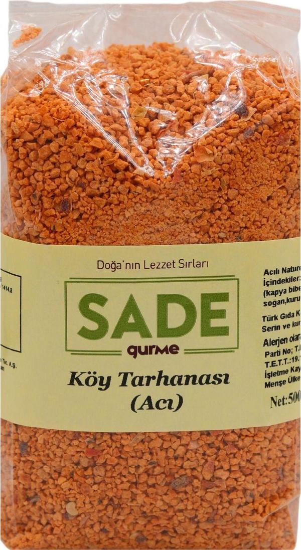Sade Gurme Köy Tarhanası Acı 500 Gr - Image 1