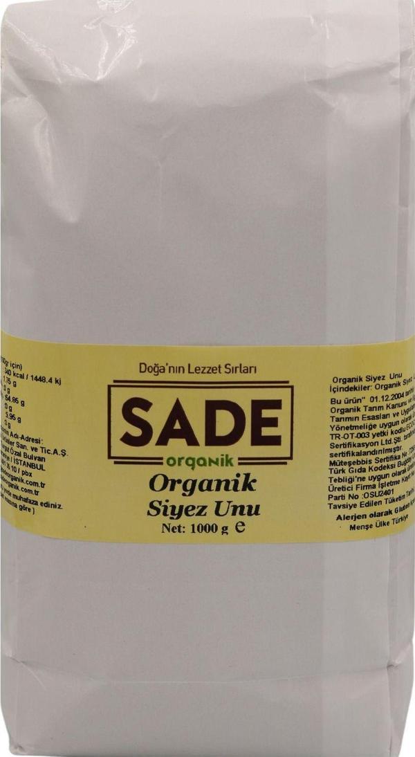 Sade Organik Siyez Buğday Unu 1000 Gr - Image 1