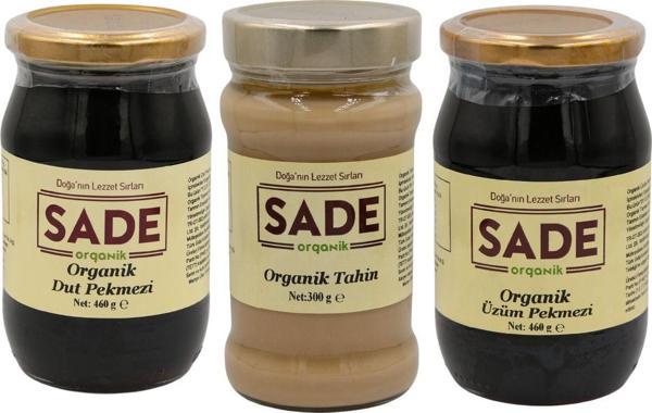 Sade Organik Tahin & Dut Pekmezi & Üzüm Pekmezi - Image 1