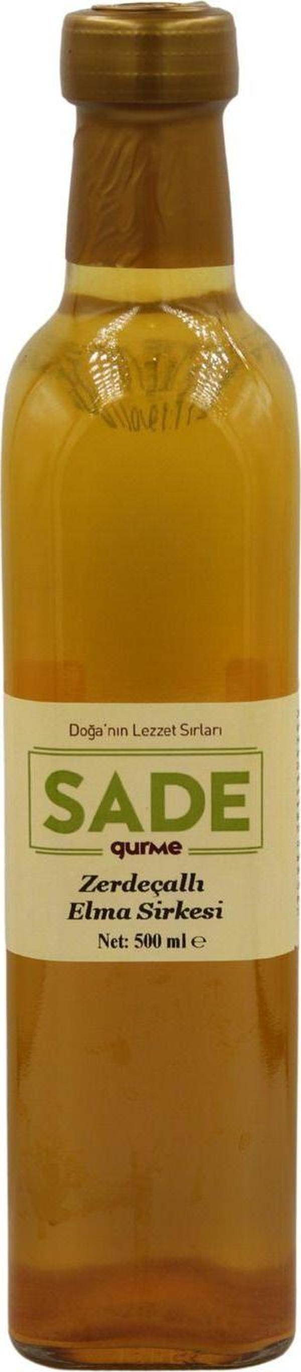 Sade Gurme Zerdeçallı Elma Sirkesi 500 Ml - Image 1