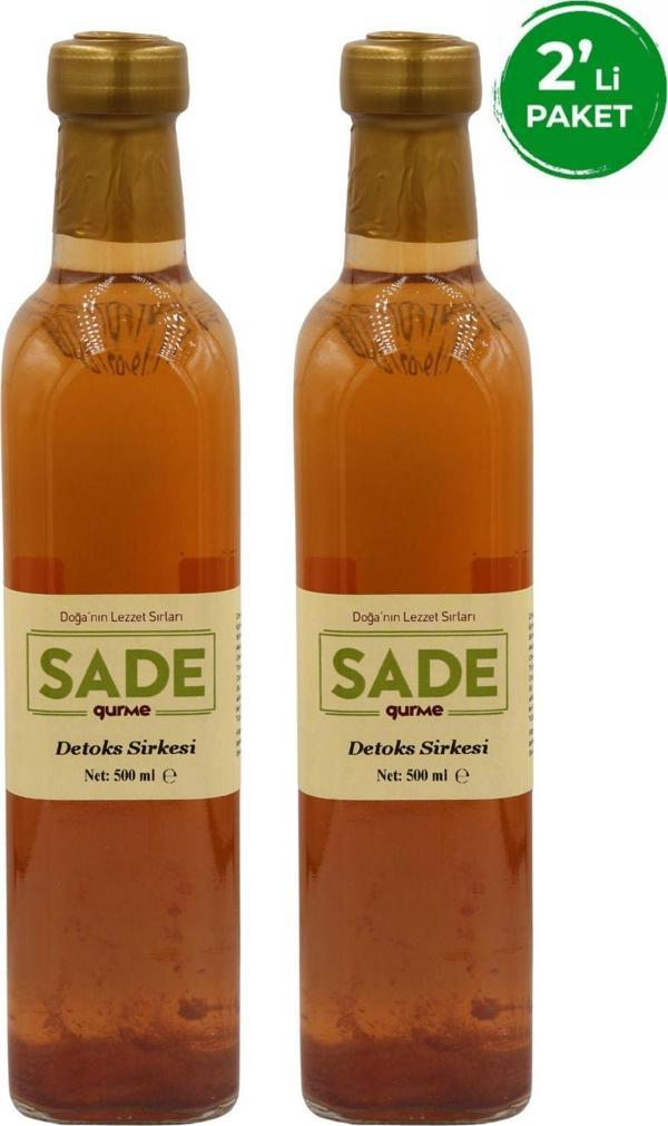 Sade Organik Detoks Sirkesi 500 Ml 2'Li Paket - Image 1
