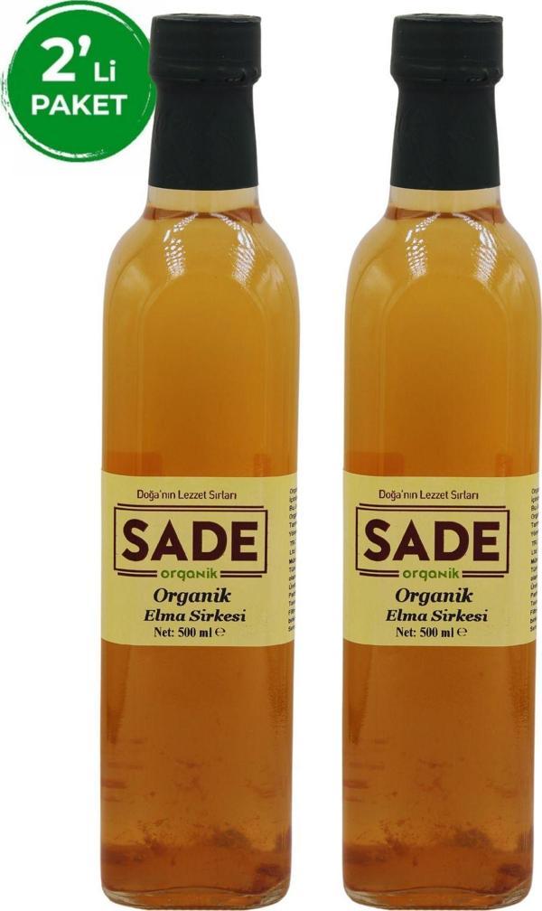 Sade Organik Elma Sirkesi 2X500 Ml - Image 1