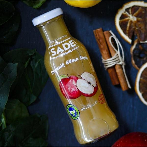 Sade Organik Elma Suyu 250 Ml - Image 1
