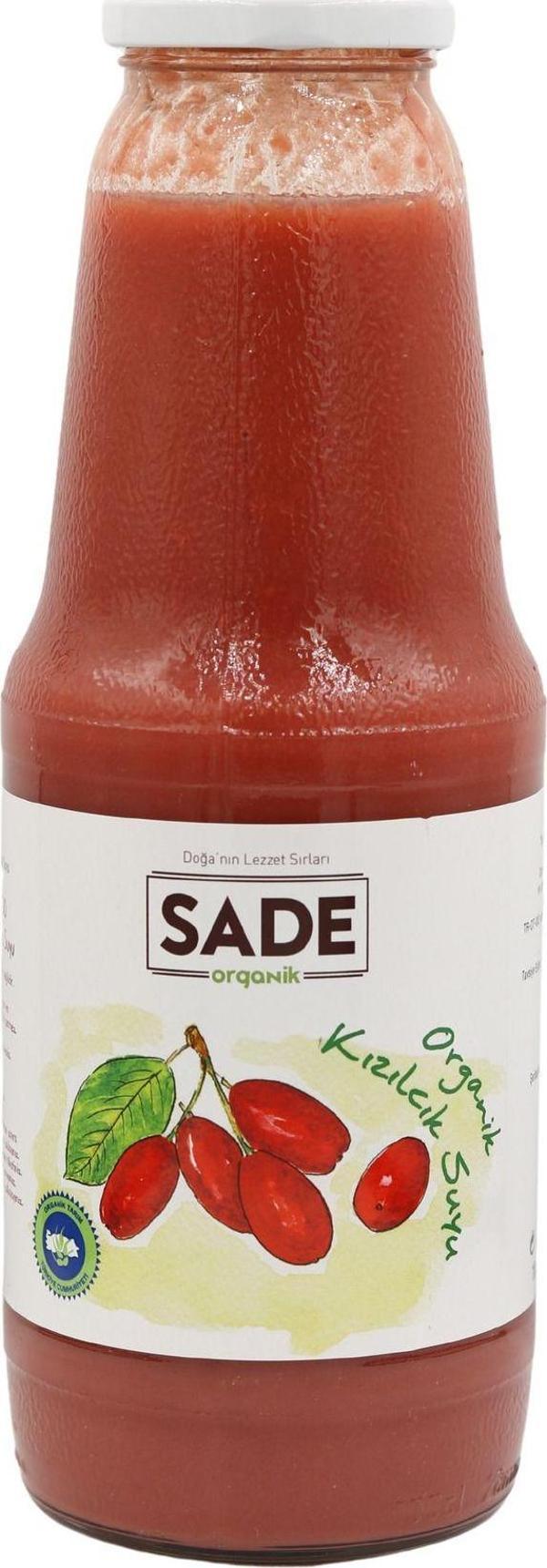 Sade Organik Kızılcık Suyu 1000 Gr - Image 1