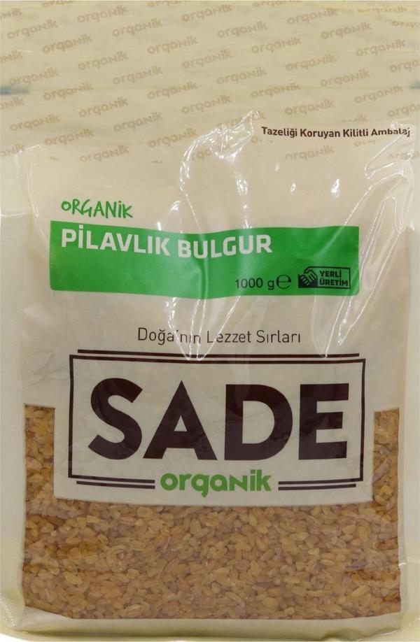 Sade Organik Pilavlık Bulgur 1000 Gr - Image 1