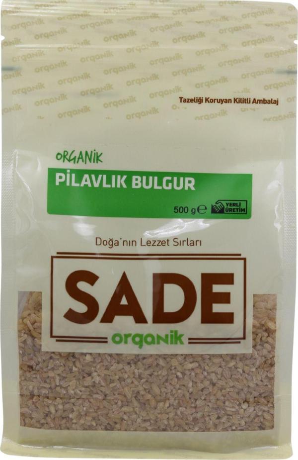 Sade Organik Pilavlık Bulgur 500 Gr - Image 1