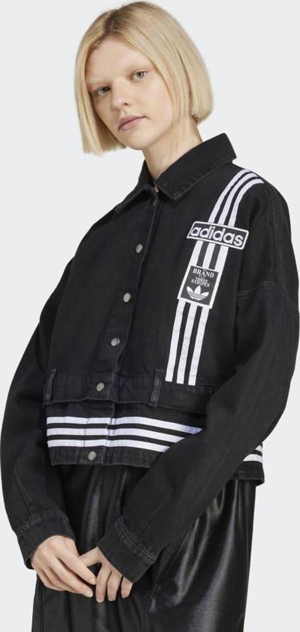 DENIM TRACK TOP - Image 1