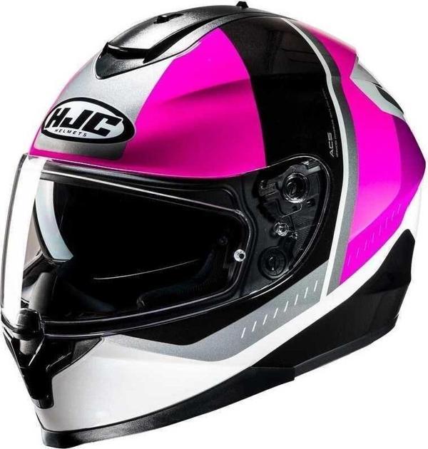 KASK HJC C70N ALIA MC8 PEMBE/BEYAZ - Image 1