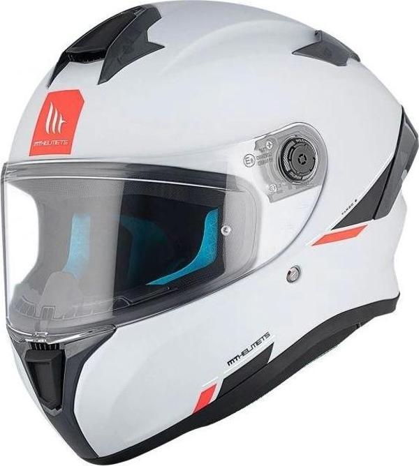 KASK MT HELMETS TARGO S SOLİD MAT BEYAZ - Image 1